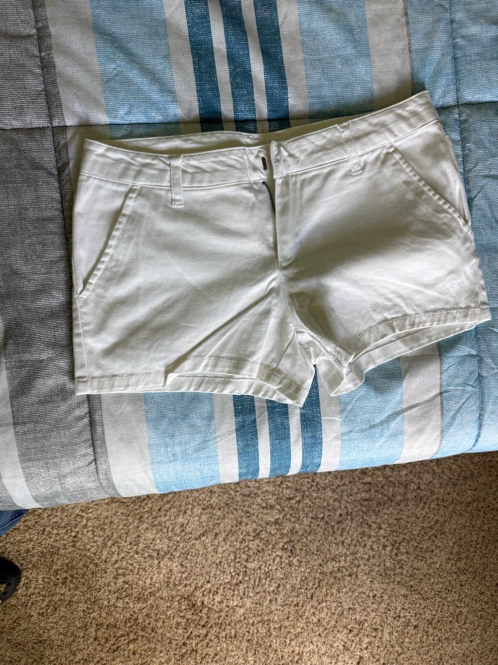 White Women's Casual Shorts